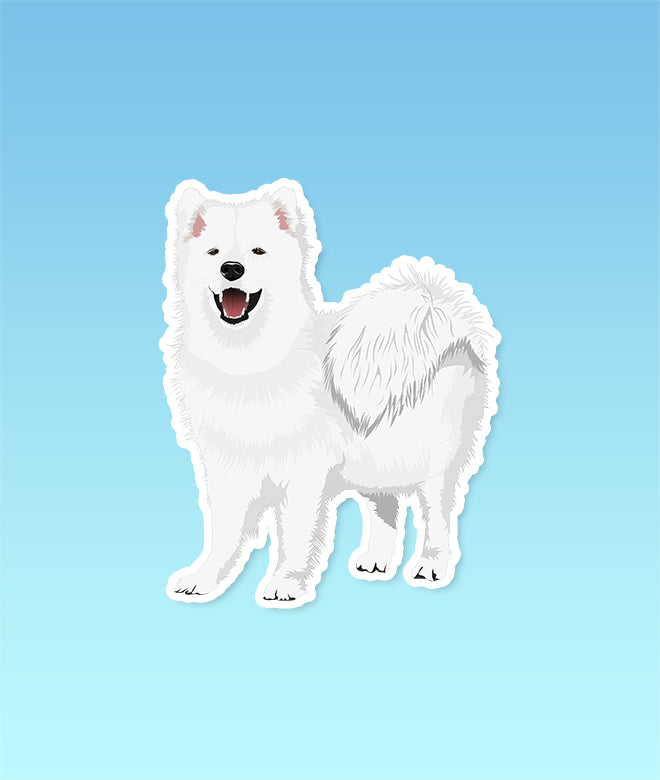 Simba the Samoyed Sticker