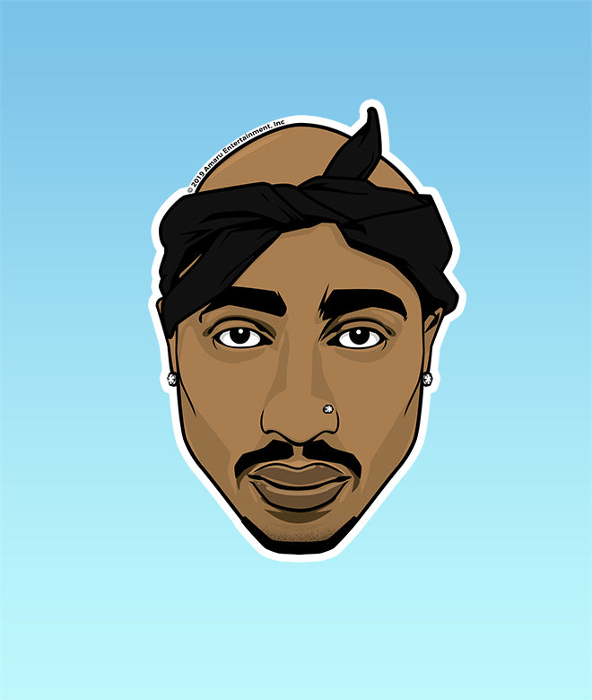 Tupac Shakur Sticker