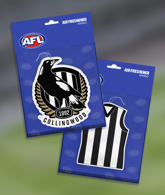 Collingwood Magpies Bundle (8x Logo and 8x Guernsey Air Fresheners)