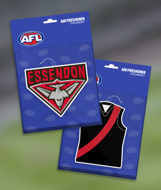 Essendon Bombers Bundle (8x Logo and 8x Guernsey Air Fresheners)