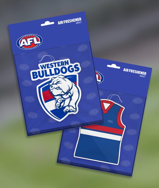 Western Bulldogs Bundle (8x Logo and 8x Guernsey Air Fresheners)