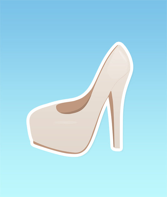 Cream Heels Sticker