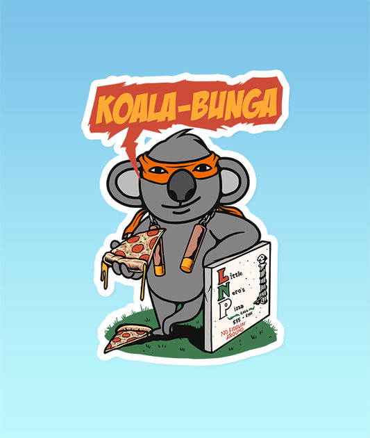 Koala Bunga Sticker