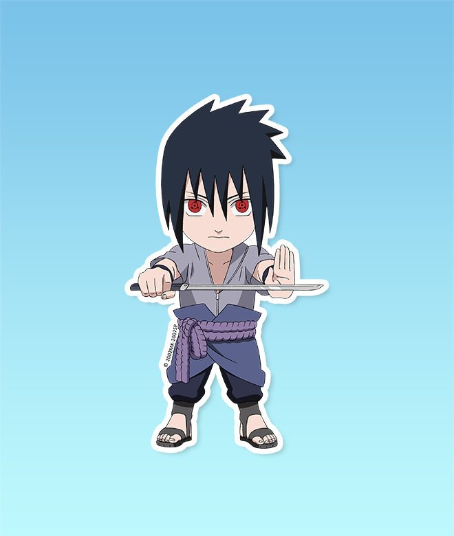Sakura Chibi Red Eyes Sticker