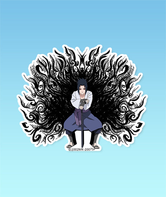 Sasuke Black Sticker