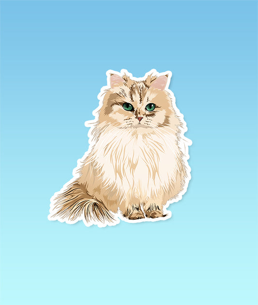 Smoothie the Cat Sticker