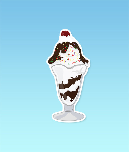 Sundae Sticker