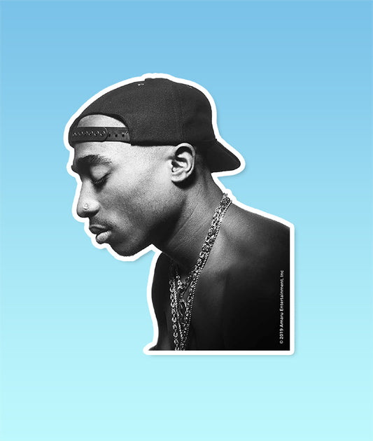 Tupac Shakur Side Photo Sticker